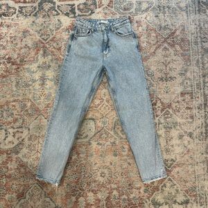 Zara high waisted mom jeans size 4